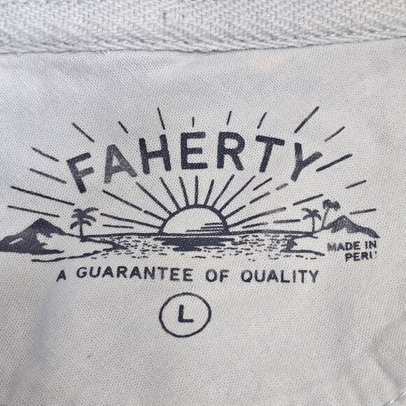 Faherty Light Blue Big Sky Hoodie - Picture 5 of 7